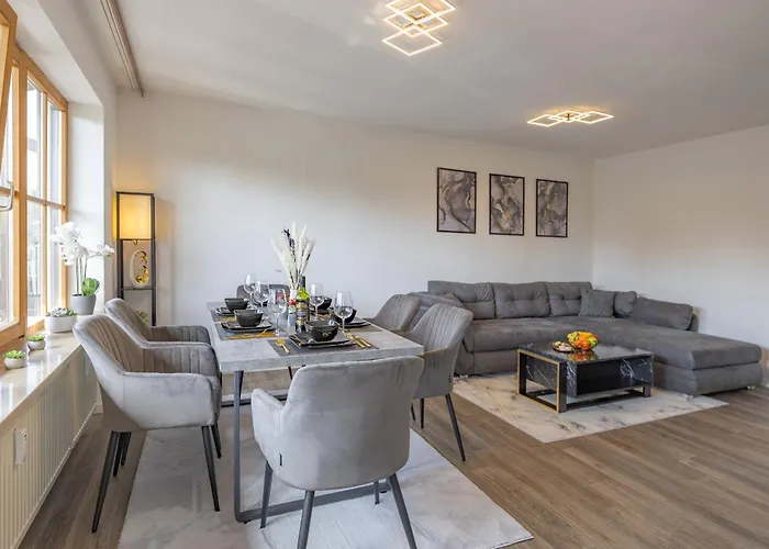 Dream - Alpenblick, Balkon, Haengematte, Parkgarage Kolbermoor