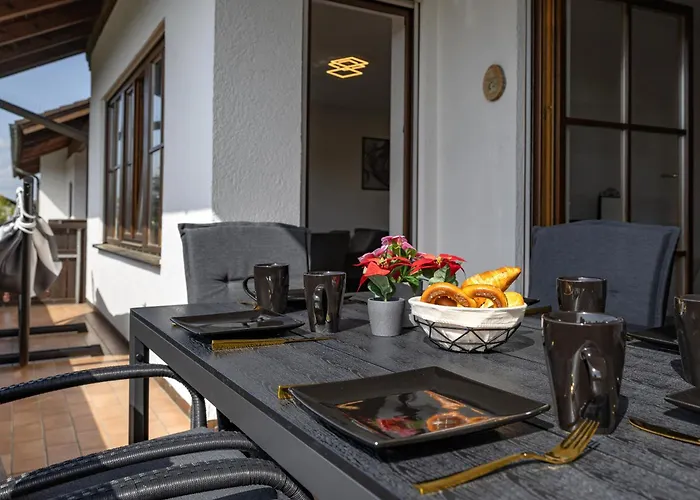 Dream - Alpenblick, Balkon, Haengematte, Parkgarage Kolbermoor